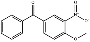 4-methoxy-3-nitrophenyl phenyl ketone Struktur