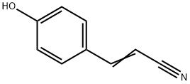 P-HYDROXYCINNAMYLNITRILE Structure