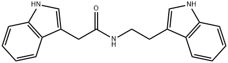 N-2-(indol-3-yl)ethyl-indole-3-acetamide Structure