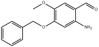 2-氨基-5-甲氧基-4-苄氧基苯甲醛 结构式