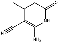 3-Pyridinecarbonitrile,  2-amino-1,4,5,6-tetrahydro-4-methyl-6-oxo- Structure