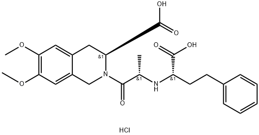 MOEXIPRILAT HYDROCHLORIDE, 82586-57-0, 结构式