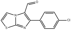 6-(4-氯苯基)咪唑并[2,1-B]噻唑-5-甲醛, 82588-41-8, 结构式