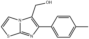 [6-(4-メチルフェニル)イミダゾ[2,1-B][1,3]チアゾール-5-イル]メタノール 化学構造式