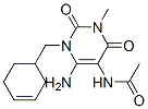 82593-47-3 Acetamide,  N-[6-amino-1-(3-cyclohexen-1-ylmethyl)-1,2,3,4-tetrahydro-3-methyl-2,4-dioxo-5-pyrimidinyl]-