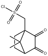 カンファーキノン-10-スルホニルクロリド 化学構造式