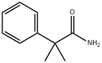 2-フェニル-2-メチルプロピオンアミド 化学構造式
