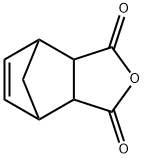 3a,4,7,7a-テトラヒドロ-4,7-メタノ-イソベンゾフラン-1,3-ジオン 化学構造式