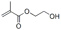 2-hydroxyethyl 2-methylprop-2-enoate 结构式