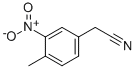 2-(4-METHYL-3-NITROPHENYL)ACETONITRILE Struktur