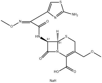 头孢泊肟酯, 82619-04-3, 结构式