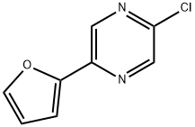 2-氯-5-(2-呋喃基)吡嗪, 82619-63-4, 结构式
