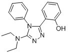 2-(5-(Diethylamino)-4-phenyl-4H-1,2,4-triazol-3-yl)phenol Struktur
