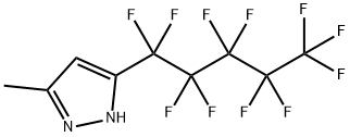 3-(UNDECAFLUORO-1-PENTYL)-5-(METHYL)PYRAZOLE, 82633-43-0, 结构式