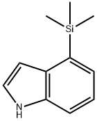 4-(トリメチルシリル)-1H-インドール 化学構造式