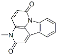 3-メチル-3H-インドロ[3,2,1-de][1,5]ナフチリジン-2,6-ジオン 化学構造式