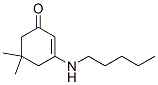 5,5-Dimethyl-3-(pentylamino)cyclohex-2-enone 结构式