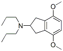 2-N,N-di-n-propylamino-4,7-dimethoxyindan Structure