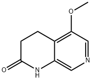 5-Methoxy-3,4-dihydro-1,7-naphthyridin-2(1H)-one Struktur