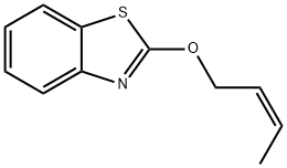 Benzothiazole, 2-(2-butenyloxy)-, (Z)- (9CI) Structure