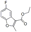 3-Benzofurancarboxylicacid,5-fluoro-2-methyl-,ethylester(9CI) 化学構造式