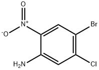 4-ブロモ-5-クロロ-2-ニトロアニリン 化学構造式