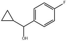 α-环丙基-4-氟苯甲醇, 827-88-3, 结构式