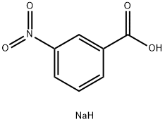Sodium 3-nitrobenzoate Struktur