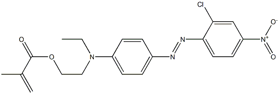 分散红13甲基丙烯酸酯, 82701-58-4, 结构式