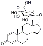 (17ALPHA)-3-氧代雄甾-1,4-二烯-17-基 BETA-D-吡喃葡糖苷酸, 827019-67-0, 结构式