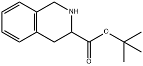 1,2,3,4-TETRAHYDRO-3-ISOQUINOLINECARBOXYLIC ACID T-BUTYL ESTER Structure