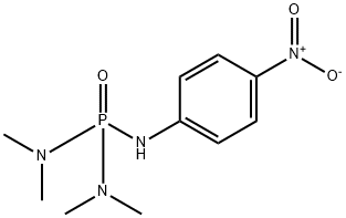 N,N,N',N'-tetramethyl-N''-(4-nitrophenyl)phosphoric triamide Structure