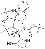 tert-butyloxycarbonyl-hydroxyprolyl-alpha-aminoisobutyryl-alpha-aminoisobutyryl-phenylalaninol Structure