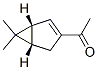 Ethanone, 1-(6,6-dimethylbicyclo[3.1.0]hex-2-en-3-yl)-, (1R-cis)- (9CI) Struktur