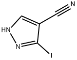 3-碘吡唑-4-甲腈, 827316-44-9, 结构式