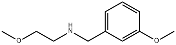 (3-メトキシベンジル)(2-メトキシエチル)アミン 化学構造式