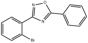 3-(2-BROMOPHENYL)-5-PHENYL-1,2,4-OXADIAZOLE, 827332-78-5, 结构式