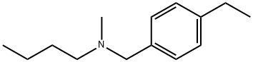 Benzenemethanamine, N-butyl-4-ethyl-N-methyl- (9CI) Struktur