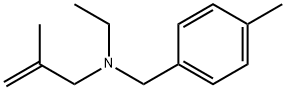 Benzenemethanamine, N-ethyl-4-methyl-N-(2-methyl-2-propenyl)- (9CI) Structure