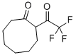 2-(TRIFLUOROACETYL)CYCLOOCTANONE Structure