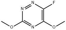 1,2,4-Triazine,6-fluoro-3,5-dimethoxy-(9CI) Struktur