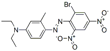 4-[(2-bromo-4,6-dinitrophenyl)azo]-N,N-diethyl-m-toluidine Structure