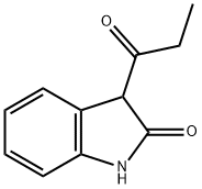 1,3-Dihydro-3-propionyl-2H-indol-2-on Struktur