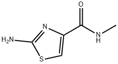 4-Thiazolecarboxamide,  2-amino-N-methyl-, 827588-55-6, 结构式