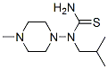 Thiourea, N-(4-methyl-1-piperazinyl)-N-(2-methylpropyl)- (9CI) Structure