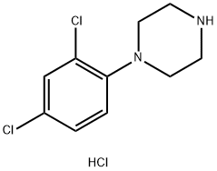 1-(2,4-ジクロロフェニル)ピペラジン二塩酸塩 化学構造式
