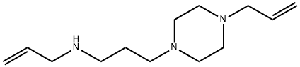 1-(3-Diallylaminopropyl)piperazine 结构式