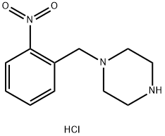 1-(2-Nitrobenzyl)piperazine dihydrochloride Structure