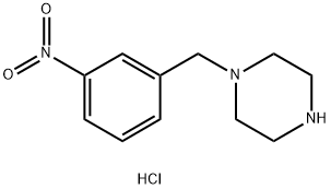 1-(3-Nitrobenzyl)piperazine dihydrochloride Struktur