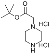 哌嗪-1-乙酸叔丁酯二盐酸盐 结构式